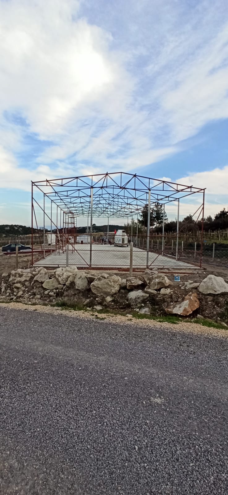 Lojistik Depo ve Hangar Çelik Çatı Projesi - Görsel 11