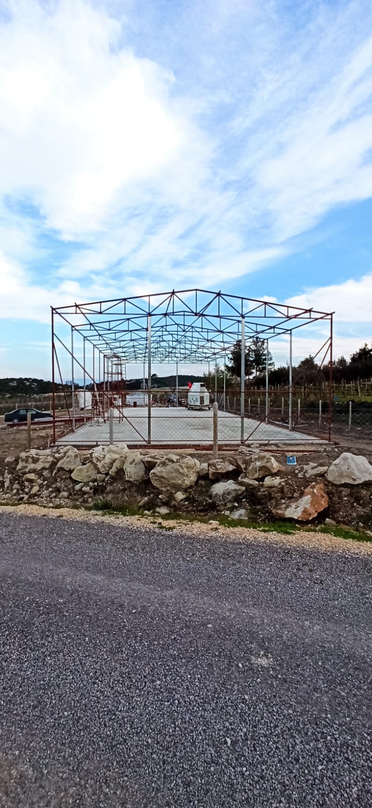 Lojistik Depo ve Hangar Çelik Çatı Projesi - Görsel 13