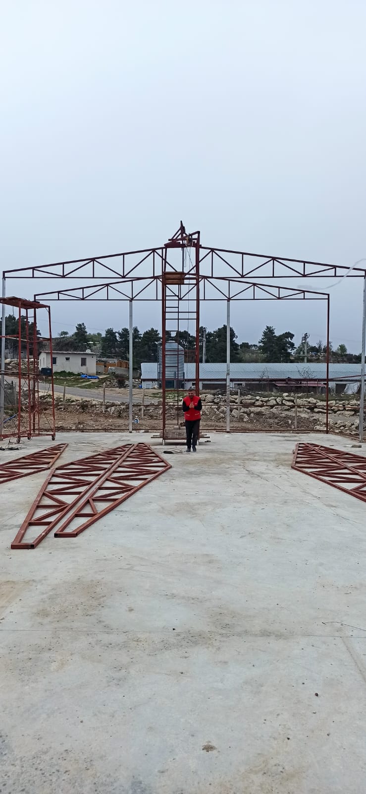 Tarımsal Yapı Çelik Hangar İnşaatı - Görsel 35